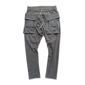 RICK OWENS DRKSHDW Fogachine Creatch Cargo Crop Drawstring SS22 Pants Dark Dust